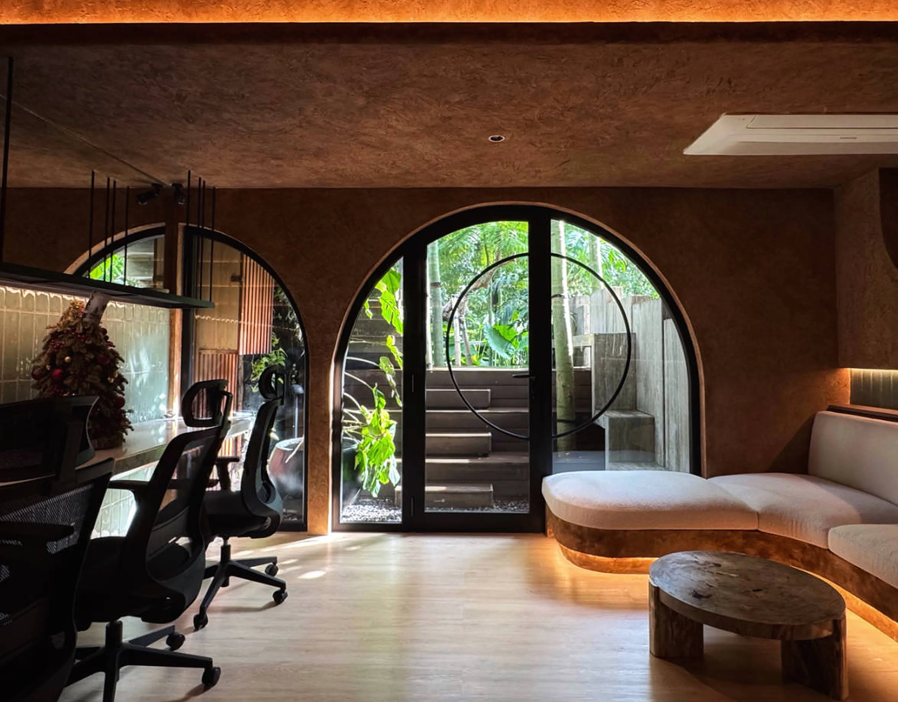 Curved Swing Door